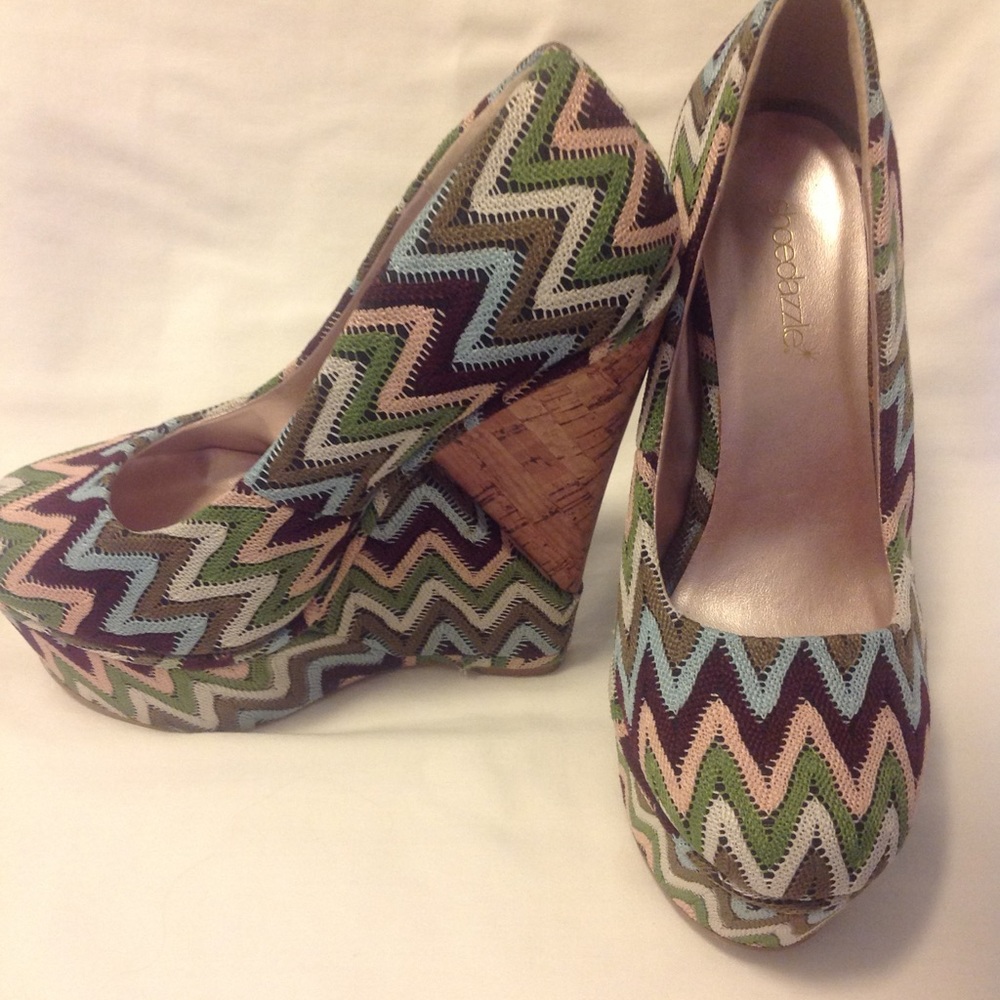 Ladies Wedge Shoes Fran Like New
